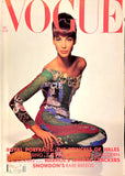 VOGUE Magazine UK December 1990 CHRISTY TURLINGTON Naomi Campbell KYLIE MINOGUE