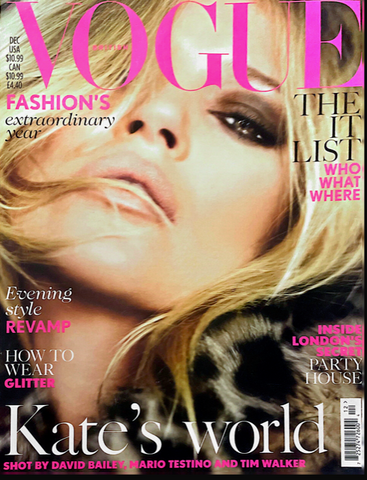 VOGUE Magazine UK December 2014 KATE MOSS Juliane Gruner TIM WALKER New