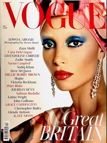 VOGUE Magazine UK December 2017 ADWOA ABOAH Bruce Weber JEAN CAMPBELL Juergen Teller
