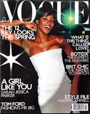 VOGUE Magazine UK February 2001 NAOMI CAMPBELL Tom Ford SARAH JESSICA PARKER