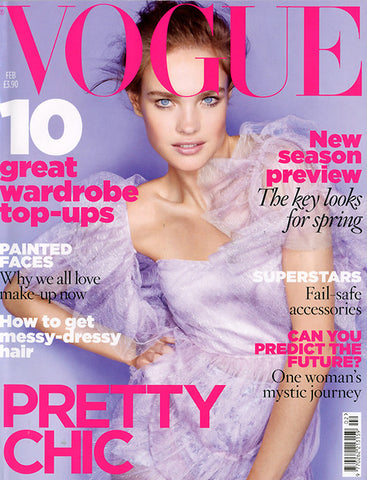 VOGUE Magazine UK February 2010 NATALIA VODIANOVA Alison Mosshart CONSTANCE JABLONSKI