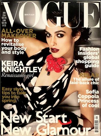 VOGUE Magazine UK January 2011 KEIRA KNIGHTLEY Sofia Coppola KARLIE KLOSS