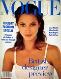 VOGUE Magazine UK July 1993 CHRISTY TURLINGTON Stephanie Seymour CLAUDIA MASON