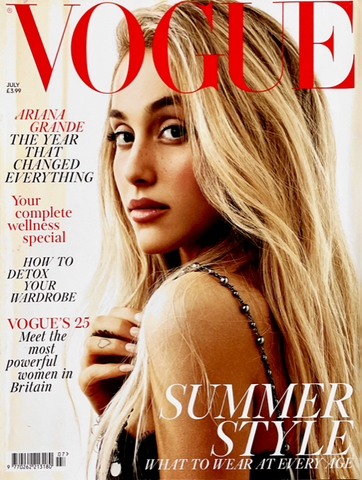 VOGUE Magazine UK July 2018 ARIANA GRANDE Rianne Van Rompaey BINX WALTON