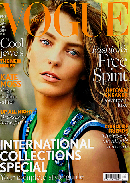 VOGUE Magazine UK March 2014 DARIA WERBOWY Sam Rollinson GEORGIA MAY JAGGER