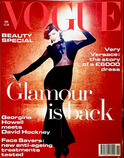 VOGUE Magazine UK November 1993 LINDA EVANGELISTA Beri Smither HELENA CHRISTENSEN