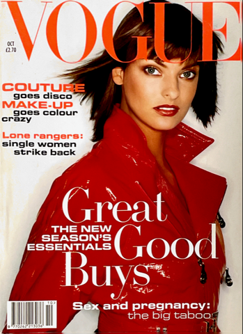 VOGUE Magazine UK October 1994 LINDA EVANGEISTA Christy Turlington STEPHANIE SEYMOUR