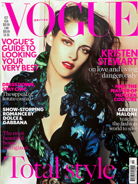 VOGUE Magazine UK October 2012 KRISTEN STEWART Jourdan Dunn DARIA STROKOUS