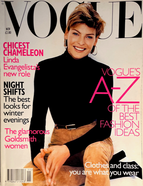 VOGUE Magazine UK November 1996 LINDA EVANGELISTA Annie Morton CHRISTINA KRUSE
