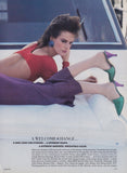 VOGUE Magazine US April 1986 MONIKA SCHNARRE Christy Turlington ESTELLE LEFEBURE