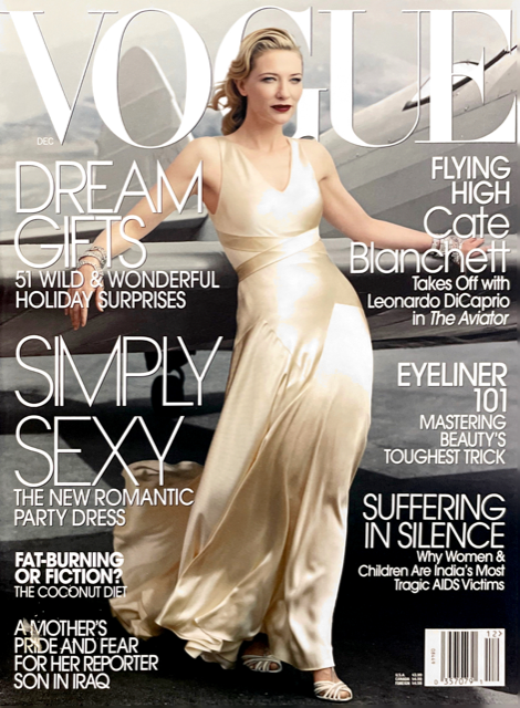 VOGUE Magazine US December 2004 CATE BLANCHETT Daria Werbowy RAQUEL ZI