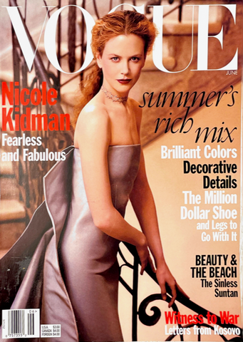 VOGUE Magazine US June 1999 NICOLE KIDMAN Maggie Rizer CAROLYN MURPHY