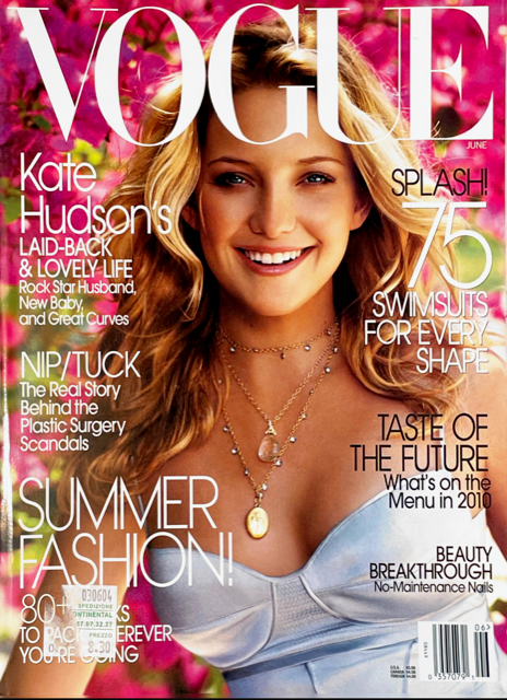 VOGUE Magazine US June 2004 KATE HUDSON Michelle Buswell JESSICA STAM