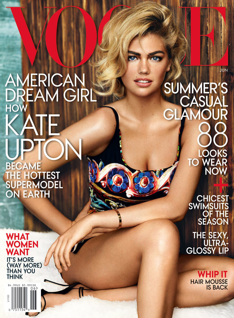 VOGUE Magazine US June 2013 KATE UPTON Edie Campbell DREE HEMINGWAY Joan Smalls