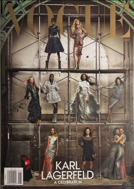 VOGUE Magazine US May 2023 KARL LAGERFELD A Celebration GIGI HADID Naomi DEVON AOKI