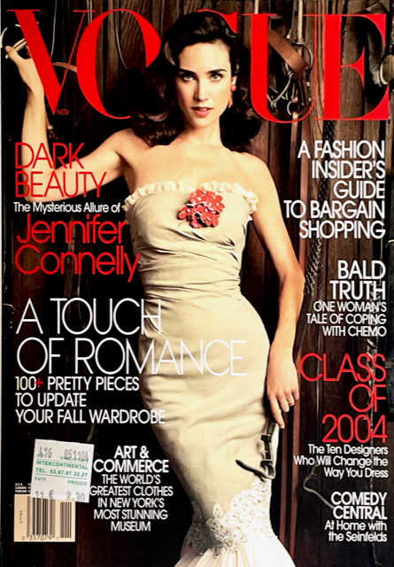 VOGUE Magazine US November 2004 JENNIFER CONNELLY Daria Werbowy NATALIA VODIANOVA