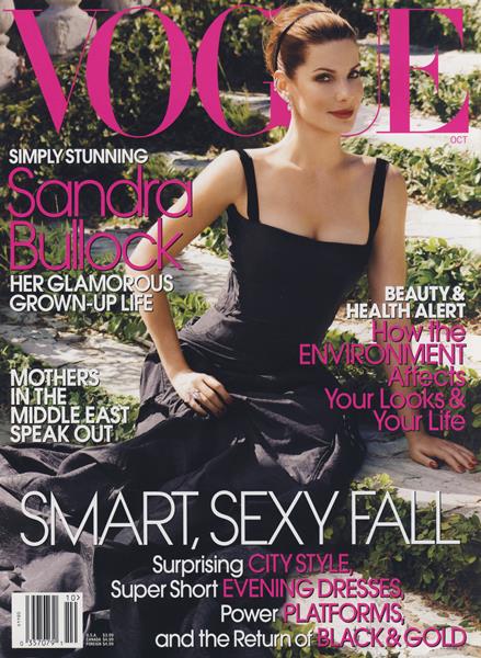 VOGUE Magazine US October 2006 SANDRA BULLOCK Karolina Kurkova GISELE BUNDCHEN