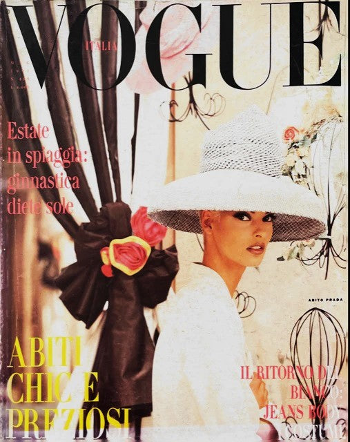 Vogue Italia Magazine May 1991 Linda Evangelista
