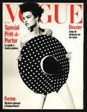 VOGUE Paris Magazine February 1990 LINDA EVANGELISTA Yasmeen Ghauri CHRISTY TURLINGTON
