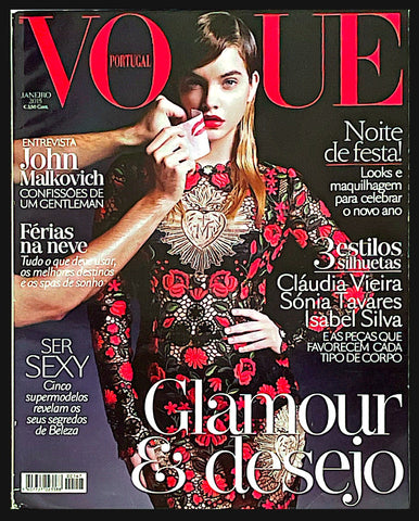 BARBARA PALVIN Karlie Kloss VOGUE Portugal Magazine January 2015