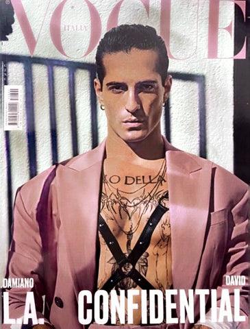 VOGUE Magazine ITALIA January 2025 DAMIANO DAVID Steven Klein Brand New