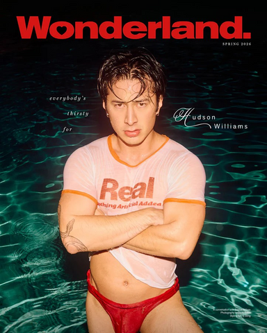 HUDSON WILLIAMS Wonderland Magazine Spring 2026 Heated Rivalry NEW