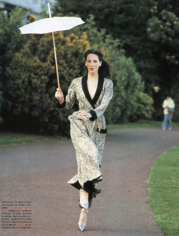 Jaime Rishar VOGUE Magazine Italia September 1993 JAIME RISHAR Christy Turlington K