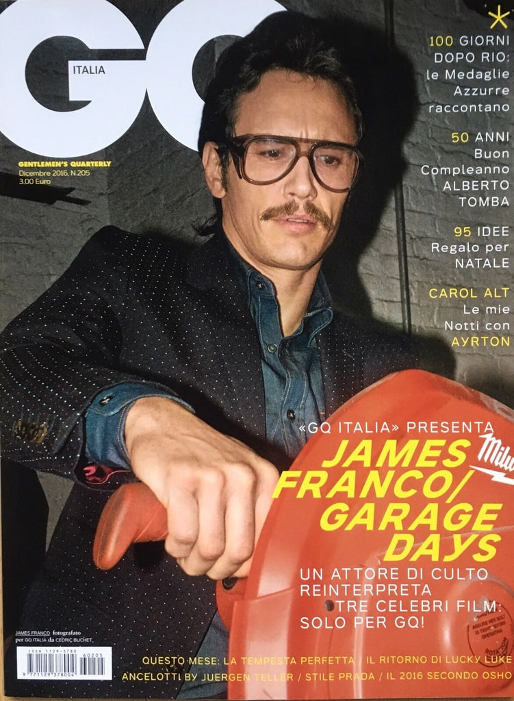 JAMES FRANCO GQ Magazine Italia December 2016 Juergen Teller FILIP HRIVNAK - magazinecult