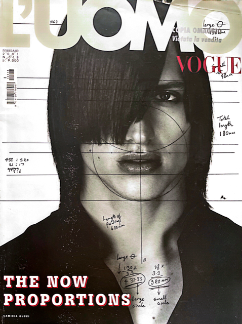 L'UOMO Vogue Magazine February 2001 BRUCE WEBER Lenny Krayzelburg MATTHEW DAVIS