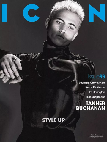 TANNER BUCHANAN Icon Magazine #93 October 2024 Harris Dickinson