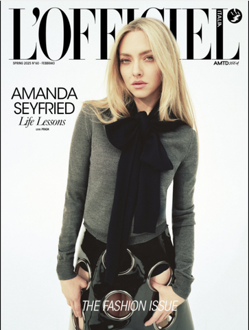 L'OFFICIEL Magazine Italia Spring 2025 AMANDA SEYFRIED Yoonmi Sun LENA HARDT New