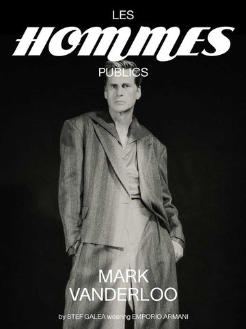 MARK VANDERLOO Les HOMMES PUBLICS Magazine 2024 Sealed Hard Cover Book