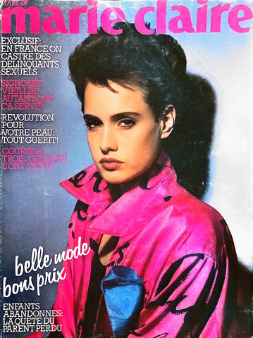 MARIE CLAIRE Magazine France March 1985 VERONICA WEBB Peter Lindbergh