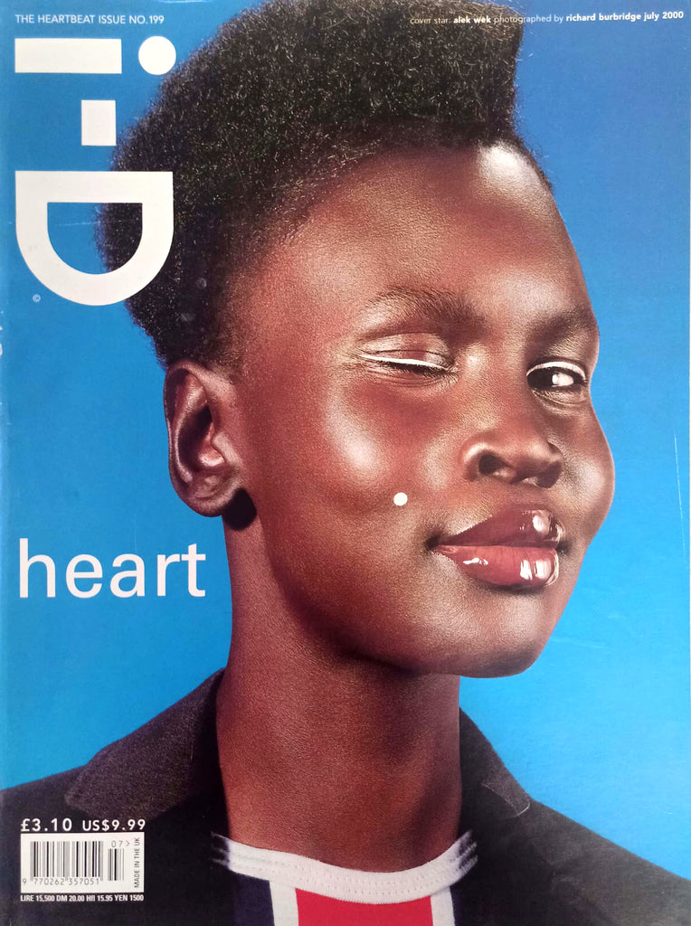 i-D iD Magazine July 2000 Alek Wek by Richard Burbridge