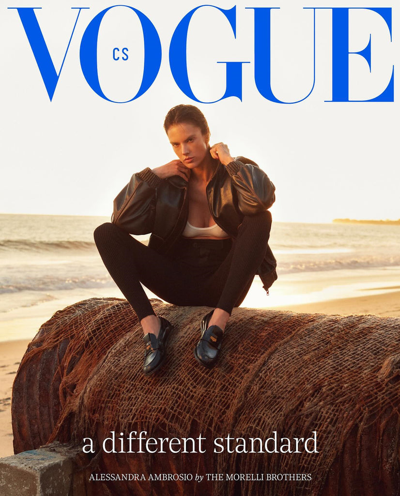 VOGUE CZECH Magazine January 2024 ALESSANDRA AMBROSIO