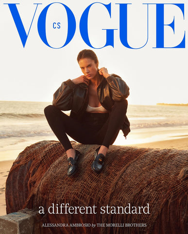 VOGUE CZECH Magazine January 2024 ALESSANDRA AMBROSIO