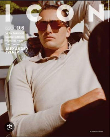 ALEXANDER ZVEREV Victor Belmondo ICON Magazine #108 October 2026 BRAND NEW