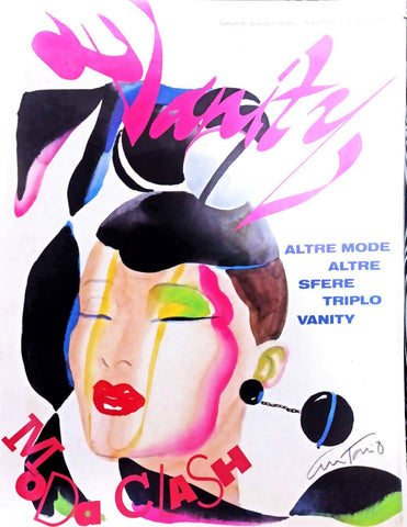 VANITY Magazine October 1982 Lagerfeld ANTONIO LOPEZ Fendi VALENTINO Pucci