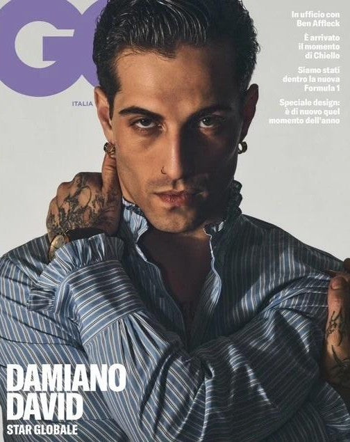 DAMIANO DAVID GQ Magazine Italia April 2025 NEW