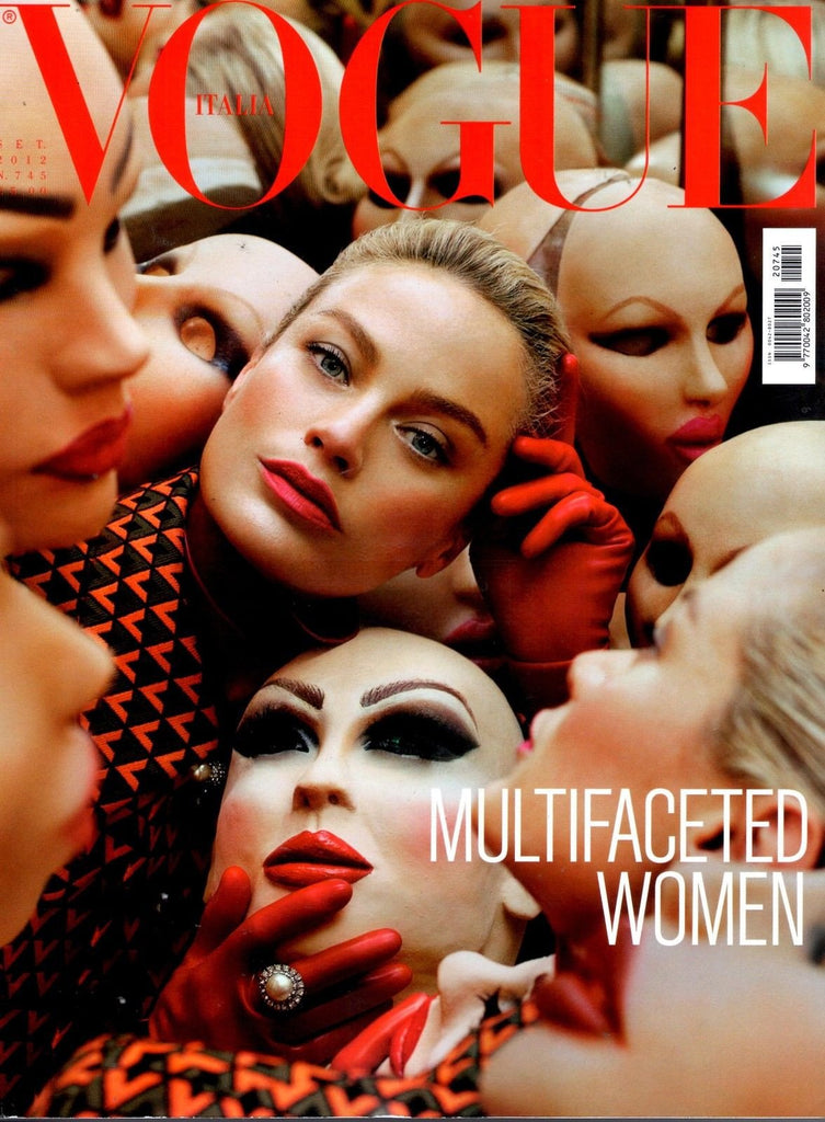 VOGUE Magazine Italia September 2012 CAROLYN MURPHY Anja Rubik AMBER VALLETTA Milla Jovovich SEALED