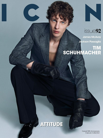 TIM SCHUHMACHER Icon Magazine #92 September 2024 JACKSON PASSAGLIA James McAvoy