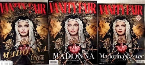 Madonna VANITY FAIR Magazine January 2023 Italy Spain France 3 copies bundle