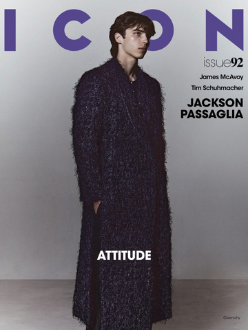 JACKSON PASSAGLIA Icon Magazine #92 September 2024 TIM SCHUHMACHER James McAvoy