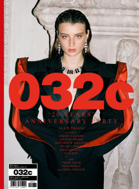 032c Magazine #38 Winter 2020 ALICE PAGANI David Hockney ANNA EWERS