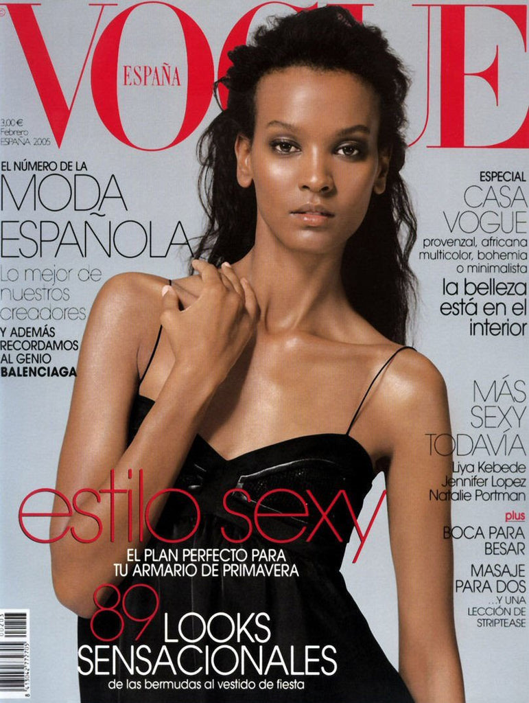 VOGUE Spain Magazine February 2005 LIYA KEBEDE Gemma Ward NATALIA VODIANOVA Rianne Ten Haken