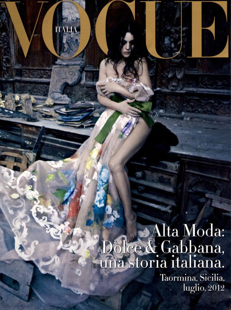 VOGUE Italia Magazine 2012 MONICA BELLUCCI Sicily DOLCE & GABBANA Supplement