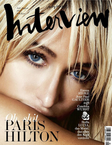 Interview Magazine Germany 2015 PARIS HILTON Emma Stone STELLA LUCIA Kirsi Pyrhonen