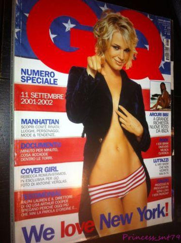 GQ Magazine Italia 2002 REBECCA ROMIJN STAMOS Manuela Arcuri ANA HICKMANN