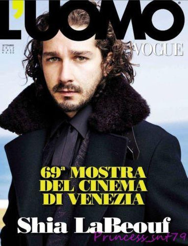 L'UOMO VOGUE Magazine 2012 SHIA LABEOUF Olivier Assayas MICHAEL SHANNON Mira Nair