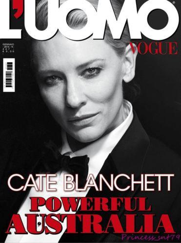 L'UOMO VOGUE Magazine March 2014 CATE BLANCHETT